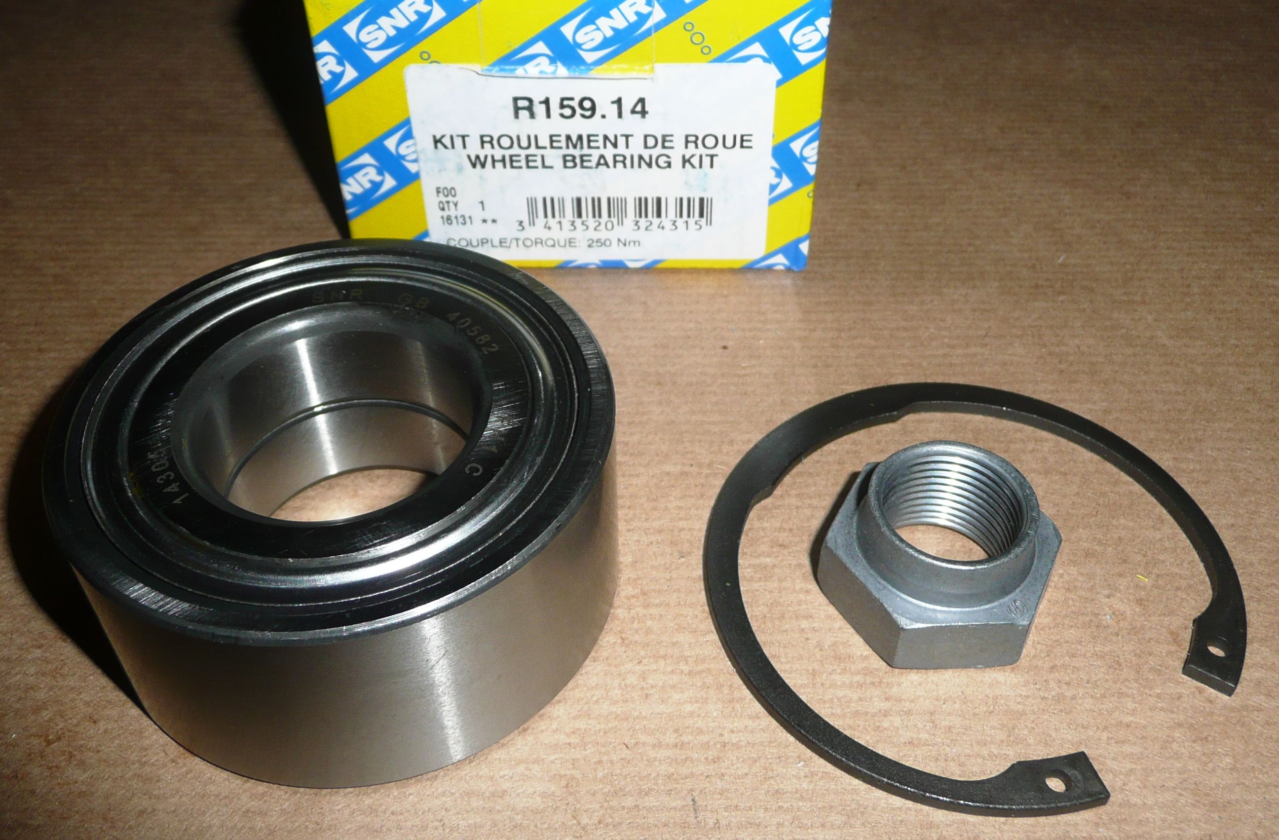 SNR R159.14 ŁOŻYSKO KPL.PRZÓD P 106,205,306,309